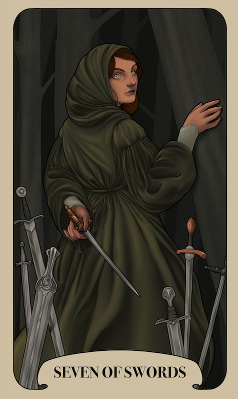 Seven of swords, L'Hermite