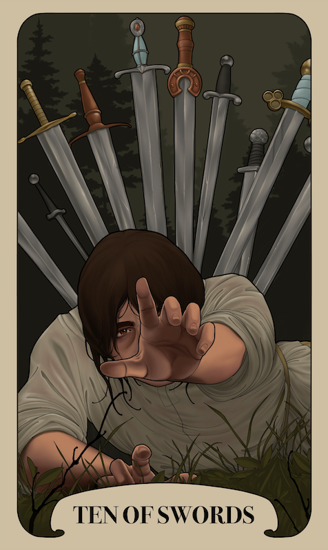 Ten of swords, L'Hermite