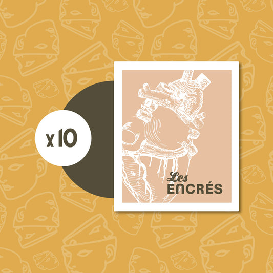 10 impressions INCLUANT UN EMBALLAGE INDIVIDUEL